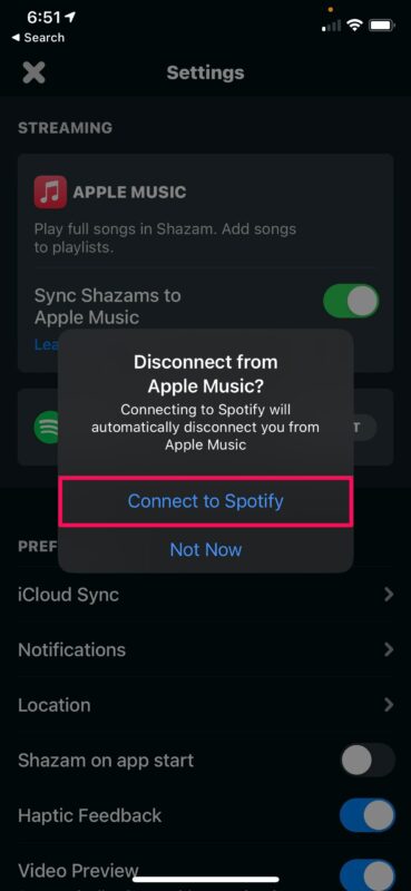如何将Shazam链接到Spotify而不是Apple Music 如何将Shazam链接到Spotify而不是Apple Music